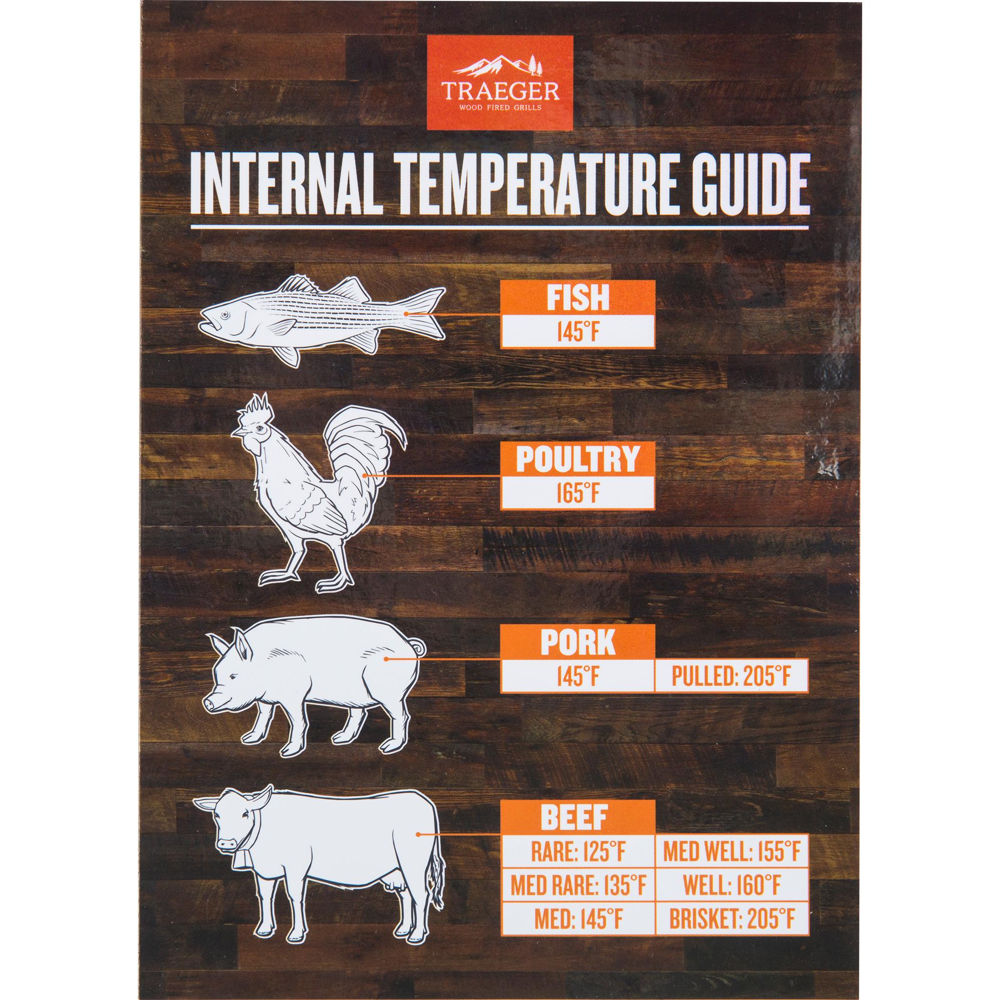 Metal Meat Temperature Magnet for Fridge and Grill | Stacked Animal  Internal Temperature Guide Grill Magnet Unique Grilling Accessories Smoking  Meat