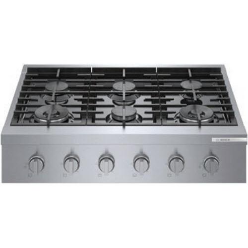 Bosch 36 inch Built in Gas Rangetop with OptiSim Burner RGM8658UC