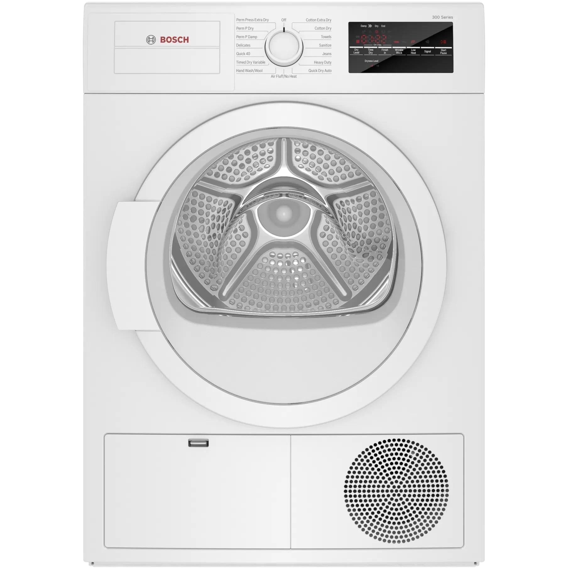 Bosch Electric Dryer with Sanitize Cycle WTG86403UC