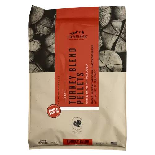 PEL351 Traeger Turkey Blend Wood Pellets Brine Kit PEL351 TA