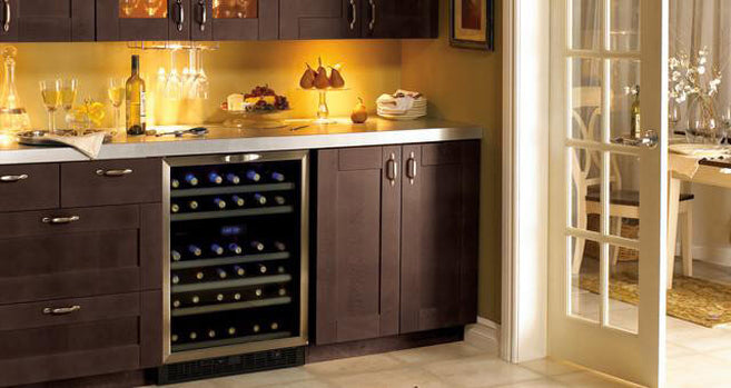 Silhouette - Entertaining experts rejoice; refrigeration royalty has arrived.