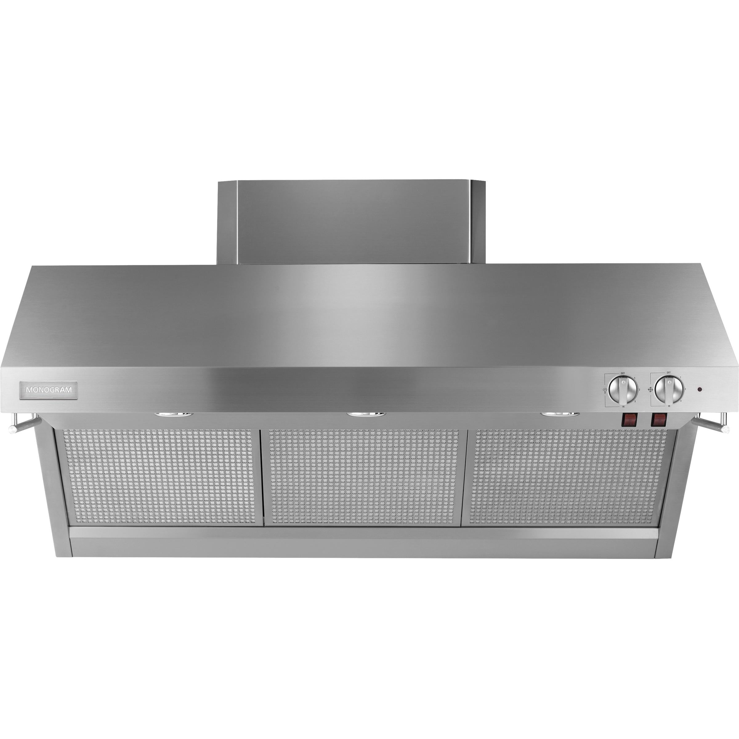 Monogram 48-inch Wall Mount Range Hood ZV48RSFSS IMAGE 1