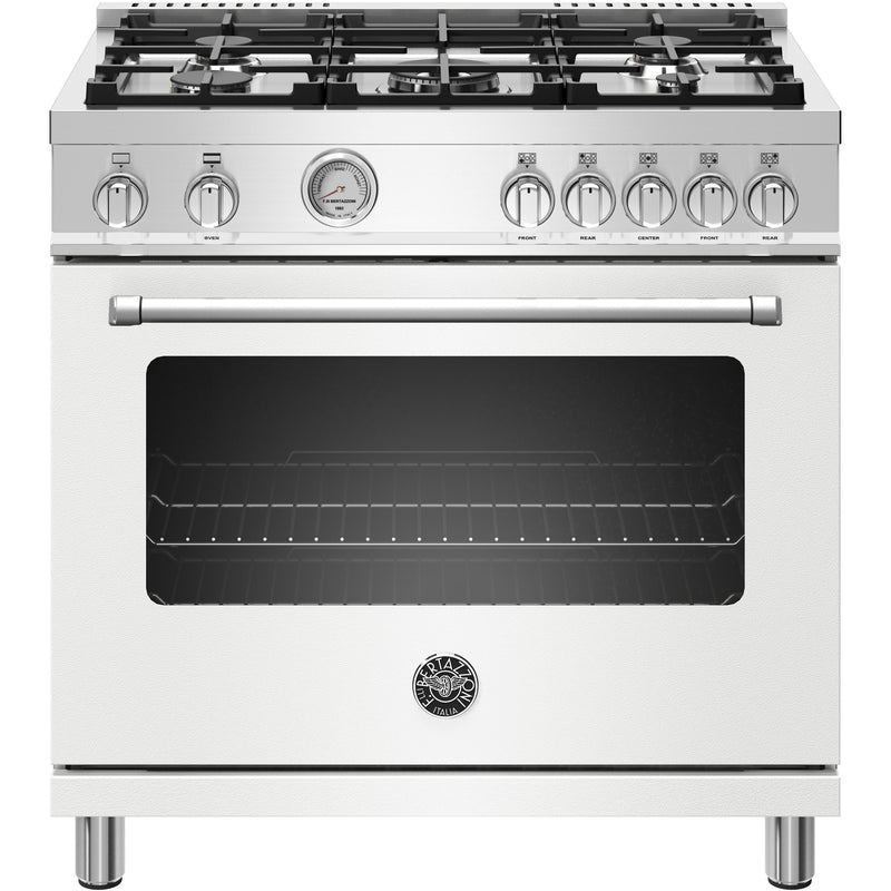 Bertazzoni 36-inch Freestanding Gas Range with Convection MAST365GASBIE IMAGE 1