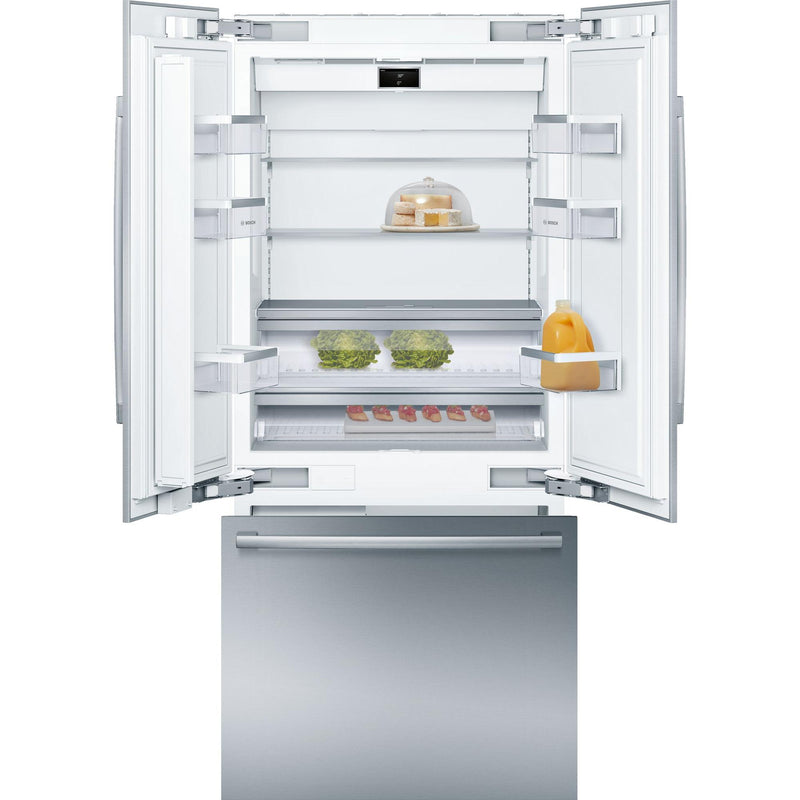 Bosch 36-inch, 19.4 cu.ft. Built-in French 3-Door Refrigerator with Home Connect™ B36BT930NS IMAGE 6