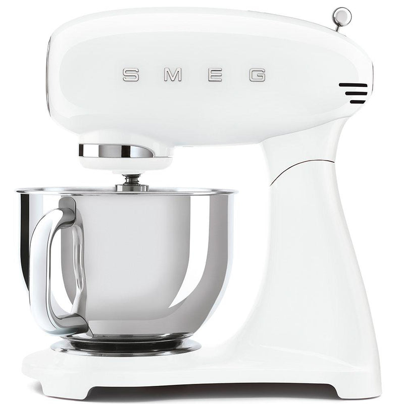 Smeg 50's Retro Style Aesthetic 5 Quart Stand Mixer with 600 W SMF03WHUS IMAGE 1