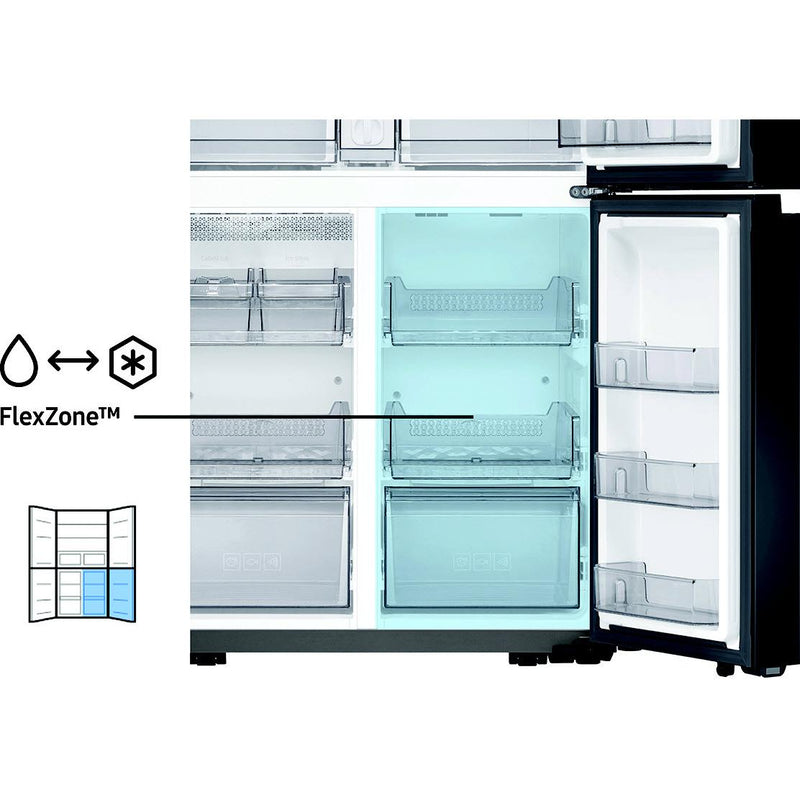 Samsung 23 cu.ft. Counter-Depth French 4-Door Refrigerator with Beverage Center RF23A9671SR/AC IMAGE 10