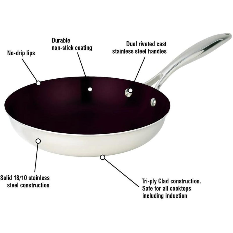 Meyer SuperSteel 8in Non-Stick Frying Pan 3518-20-00 IMAGE 2