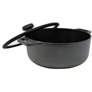 Meyer 24cm Cast Iron Sauté Pan with Lid 48497 IMAGE 1