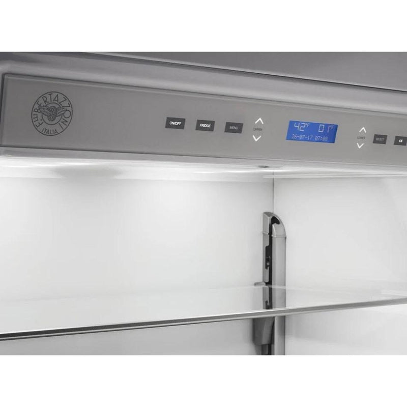 Bertazzoni 30-inch, 15.5 cu. ft. Built-in Bottom Freezer Refrigerator with Digital Display REF30BMBIPLT IMAGE 3