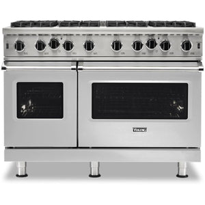 Viking 48-inch Freestanding Gas Range with Gourmet-Glo™ Gas Infrared Broiler VGIC5482-8BSSLP IMAGE 1