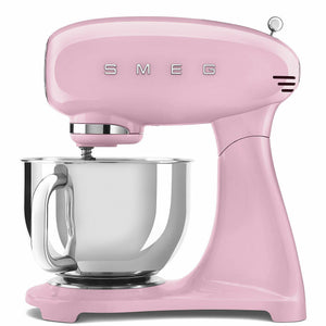 Smeg 50's Retro Style Aesthetic 5 Quart Stand Mixer with 600 W SMF03PKUS IMAGE 1