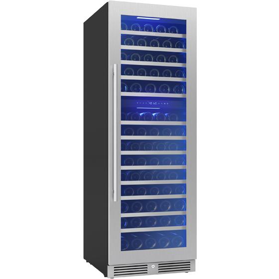 Zephyr 132-Bottle Full Size Dual Zone Wine Cooler PRW24F02CG IMAGE 2