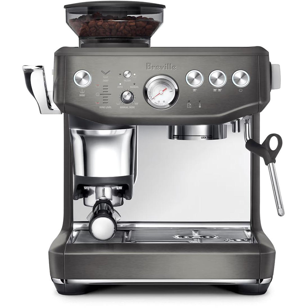 Breville Barista Express Impress Espresso Machine Black Stainless Steel