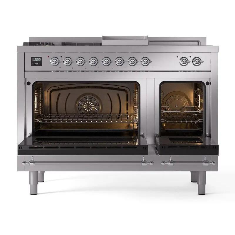 iLVE 48-inch Freestanding Dual Fuel Range UP48FSNMPSSC IMAGE 2