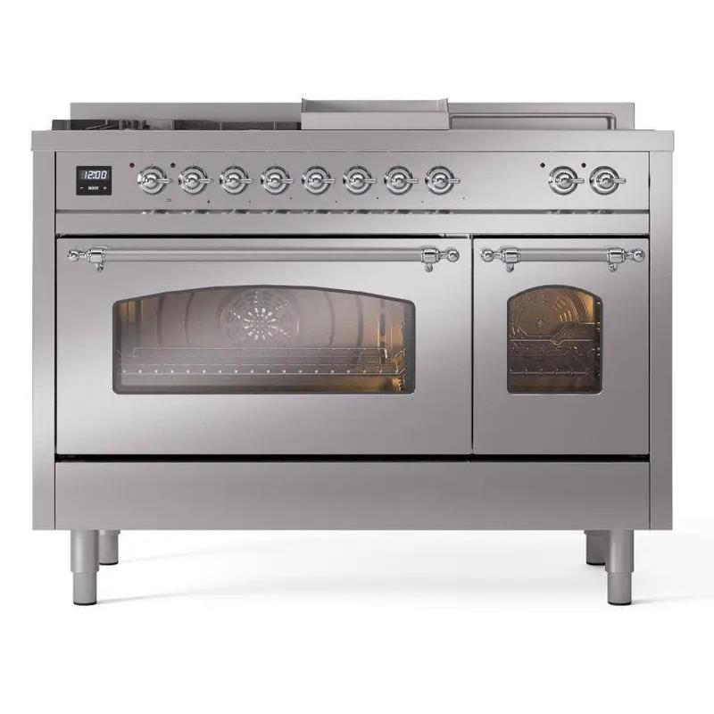 iLVE 48-inch Freestanding Dual Fuel Range UP48FSNMPSSC IMAGE 3