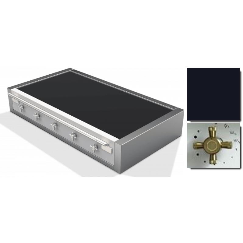 AGA 48-inch built-in Induction Rangetop AEL481INRTABBBLK IMAGE 1