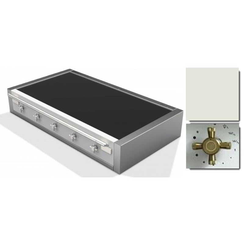 AGA 48-inch built-in Induction Rangetop AEL481INRTABWHT IMAGE 1