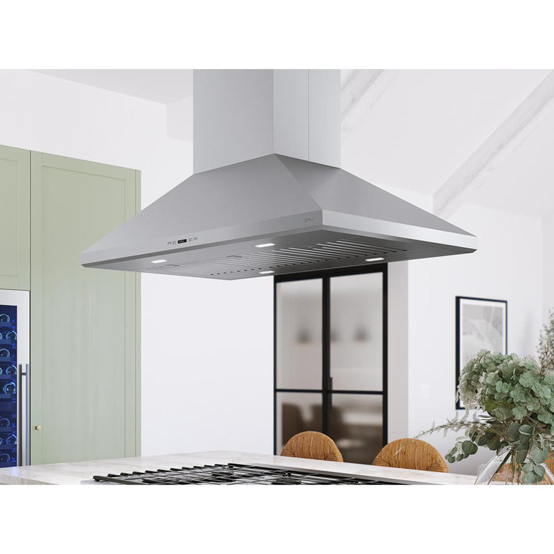 Zephyr 42-inch Siena Pro Series Island Hood ZSL-E42DS IMAGE 2