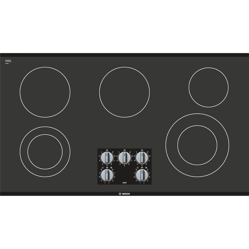 Bosch 36-inch Built-In Electric Cooktop NEM5666UCBF IMAGE 1