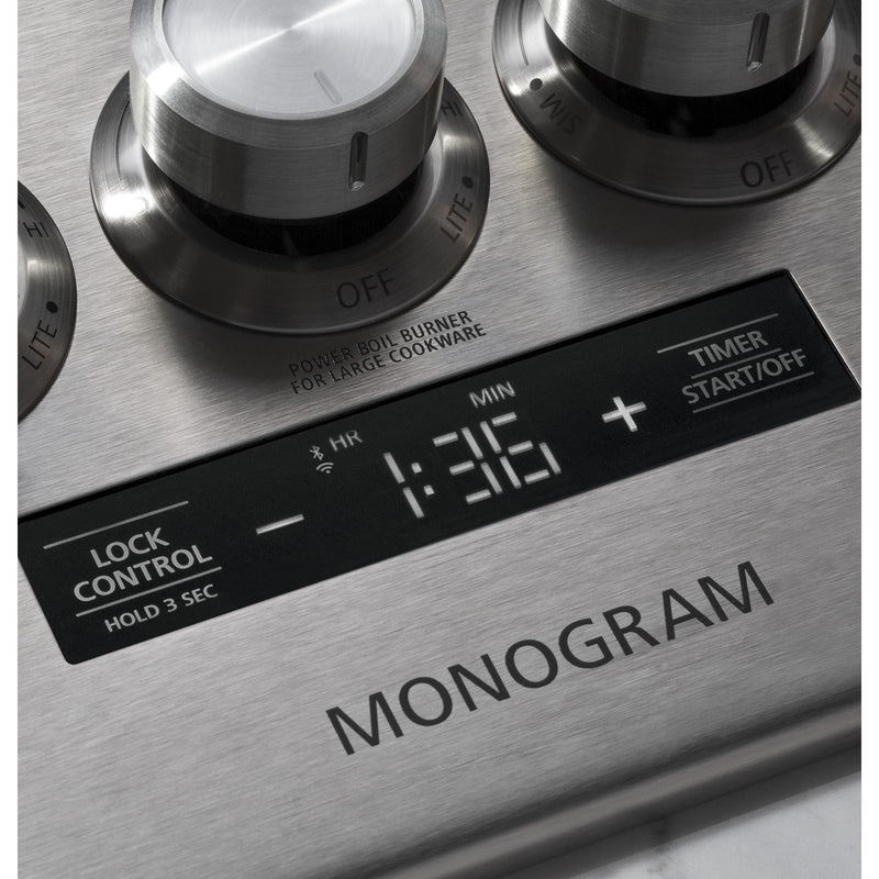 Monogram 36-inch Built-In Gas Cooktop ZGU36ESLSSBF IMAGE 7