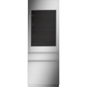 Monogram 106-Bottle Fully Integrated Wine Refrigerator ZIW303NPPIIBF IMAGE 1