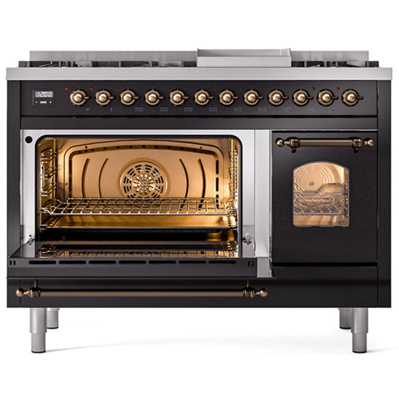 iLVE 48-inch Freestanding Dual Fuel Range UP48FNMPBKBLP IMAGE 4