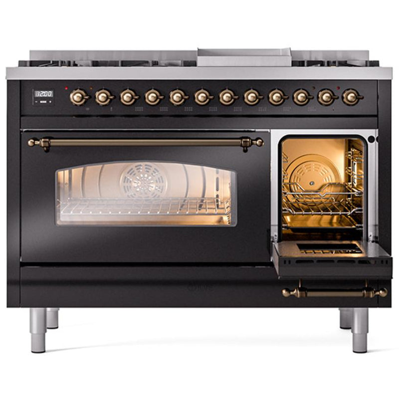 iLVE 48-inch Freestanding Dual Fuel Range UP48FNMPBKBLP IMAGE 5