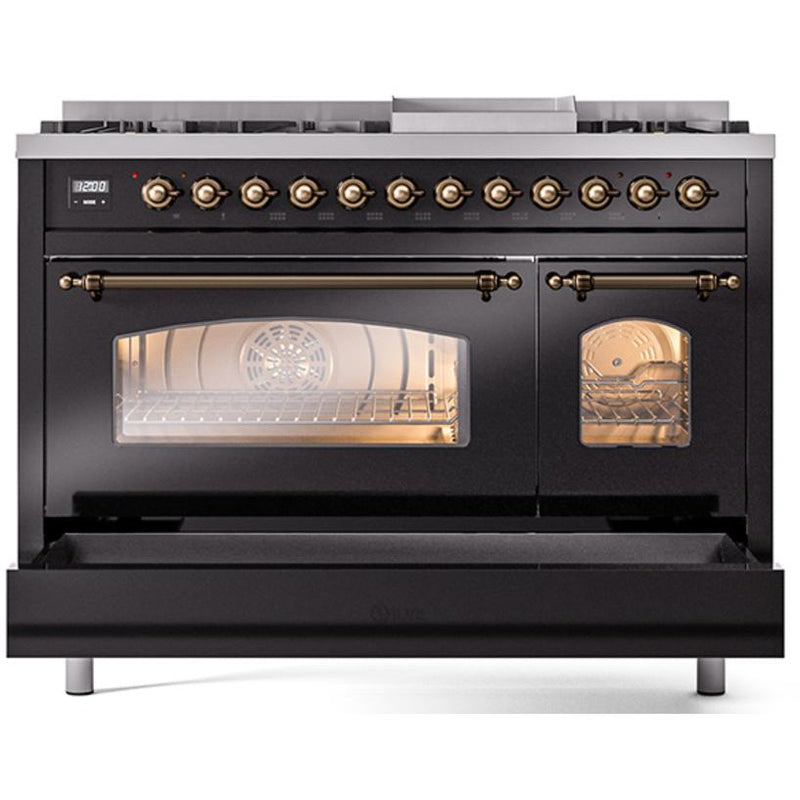 iLVE 48-inch Freestanding Dual Fuel Range UP48FNMPBKBLP IMAGE 6