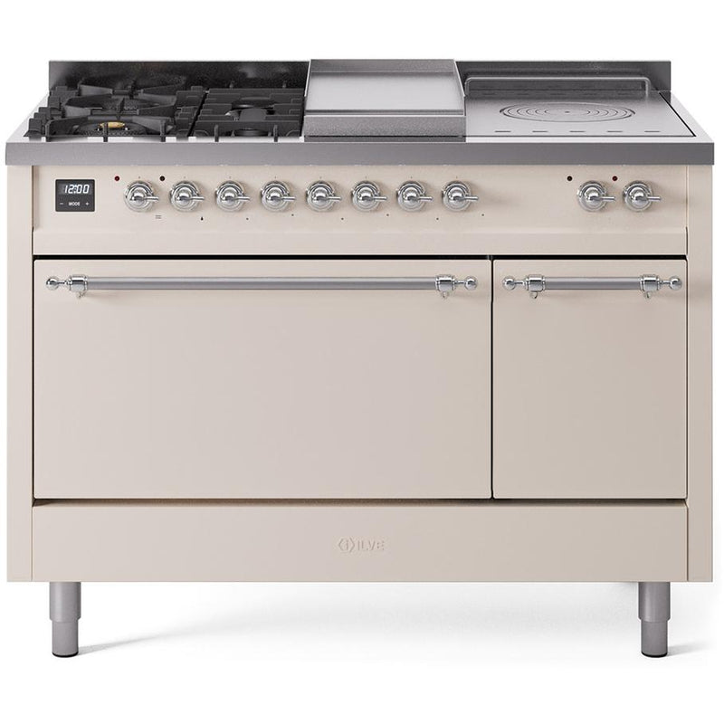 iLVE 48-inch Freestanding Dual Fuel Range UP48FSQNMPAWCLP IMAGE 1