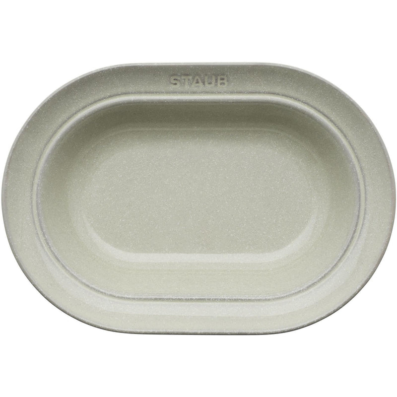 Staub 25 cm ceramic oval serving dish 40508-191 IMAGE 2