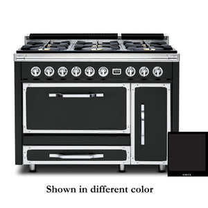 Viking 48-inch Freestanding Dual Fuel Range with True Convection Technology CTVDR481-6BON IMAGE 1