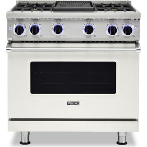 Viking 36-inch Freestanding Gas Range with Elevation™ Burners VGR7362-4GPWLP IMAGE 1