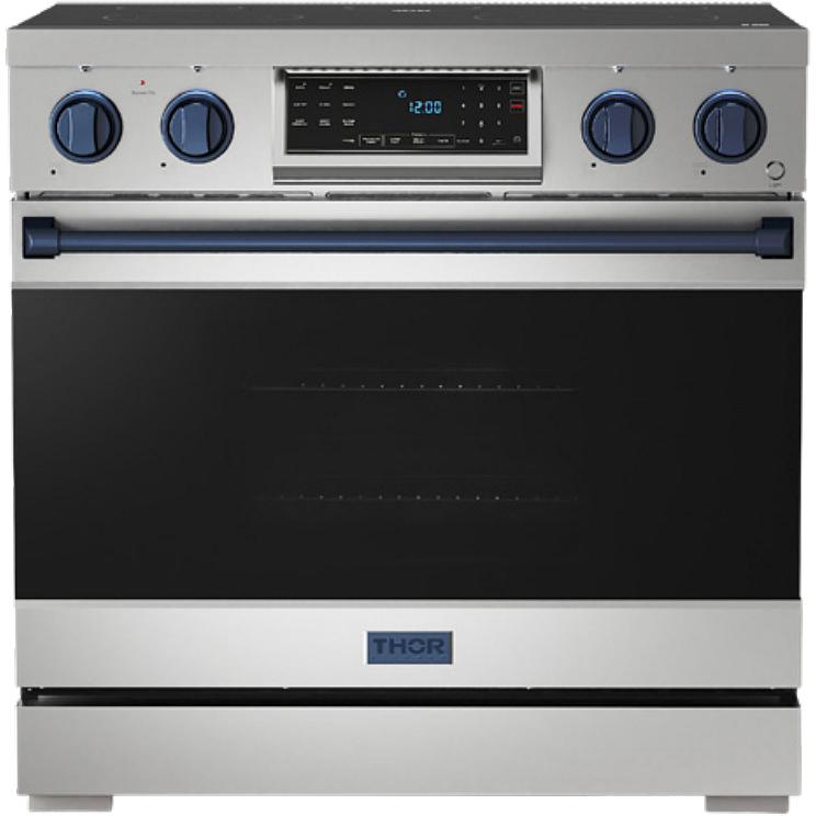 Thor Kitchen 36-inch Freestanding Electric Range with Tilt Panel RSE36-BLU IMAGE 1