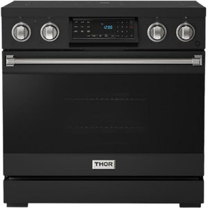 Thor Kitchen 36-inch Freestanding Electric Range with Tilt Panel RSE36B-SS IMAGE 1