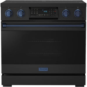 Thor Kitchen 36-inch Freestanding Electric Range with Tilt Panel RSE36B-BLU IMAGE 1