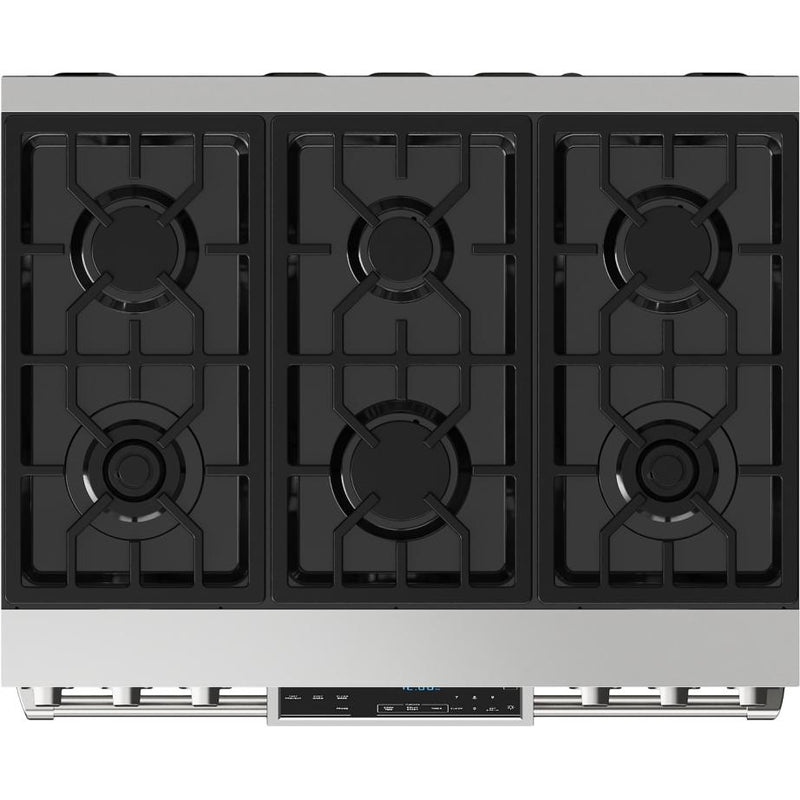 Thor Kitchen 36-inch Freestanding Gas Range with Tilt Panel RSG36 IMAGE 3