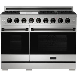 Thor Kitchen 48-inch Freestanding Gas Range with Convection Technology RSG48ELP-BLK IMAGE 1