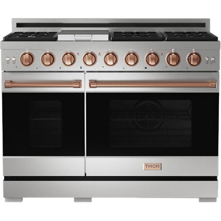 Thor Kitchen 48-inch Freestanding Gas Range with Convection Technology RSG48E-RSG IMAGE 1