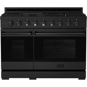 Thor Kitchen 48-inch Freestanding Gas Range with Convection Technology RSG48EB IMAGE 1