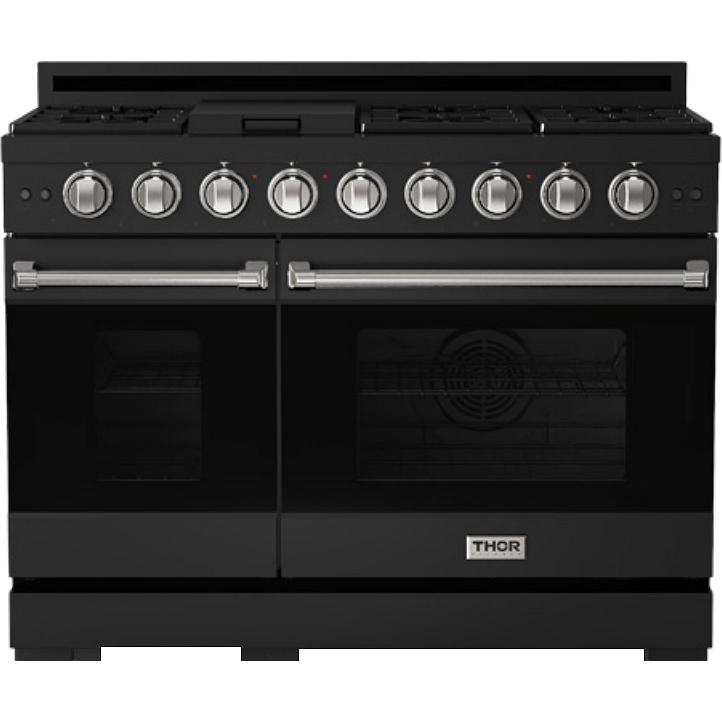 Thor Kitchen 48-inch Freestanding Gas Range with Convection Technology RSG48EB-SS IMAGE 1