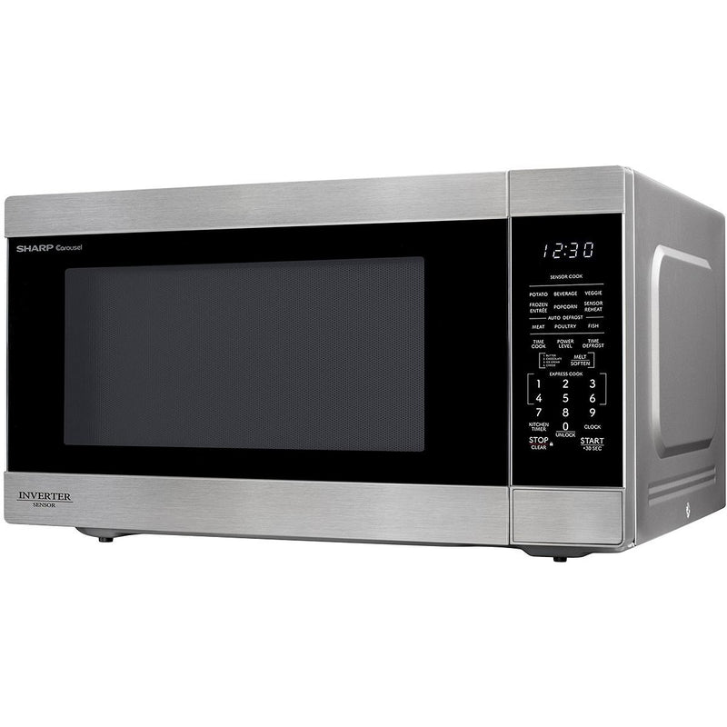 Sharp 24.4-inch, 2.2 cu. ft. Countertop Microwave Oven SMC2264KSC IMAGE 3