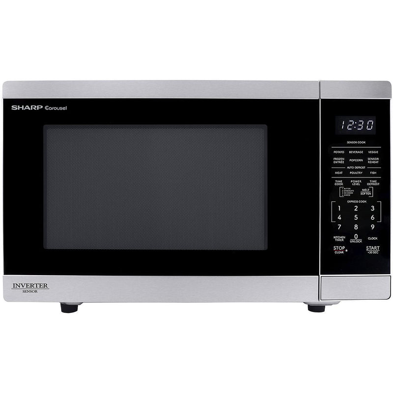 Sharp 21.8-inch, 1.6 cu. ft. Countertop Microwave Oven SMC1664KSC IMAGE 1