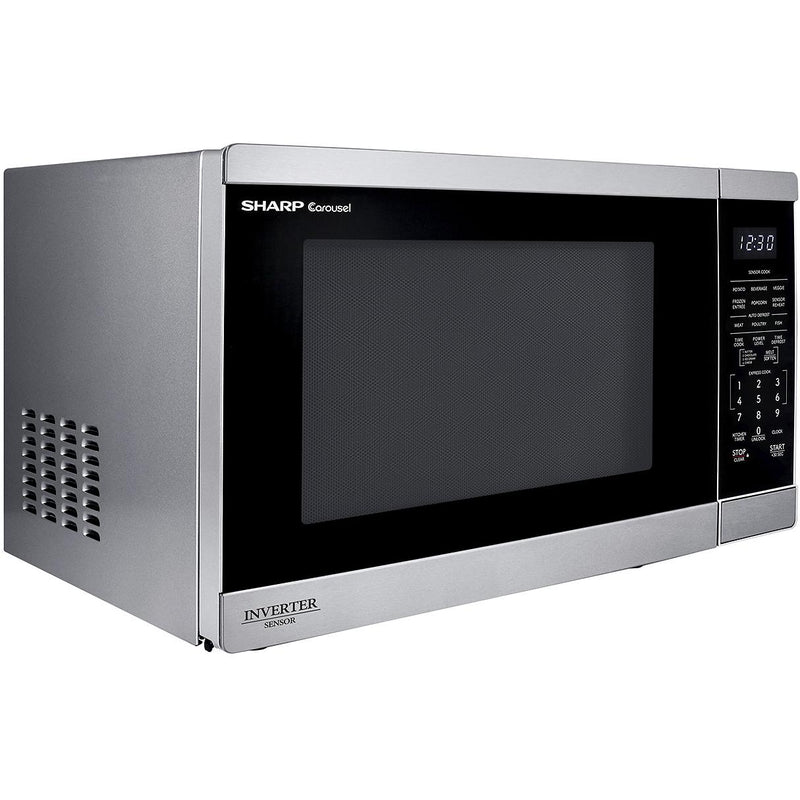 Sharp 21.8-inch, 1.6 cu. ft. Countertop Microwave Oven SMC1664KSC IMAGE 3