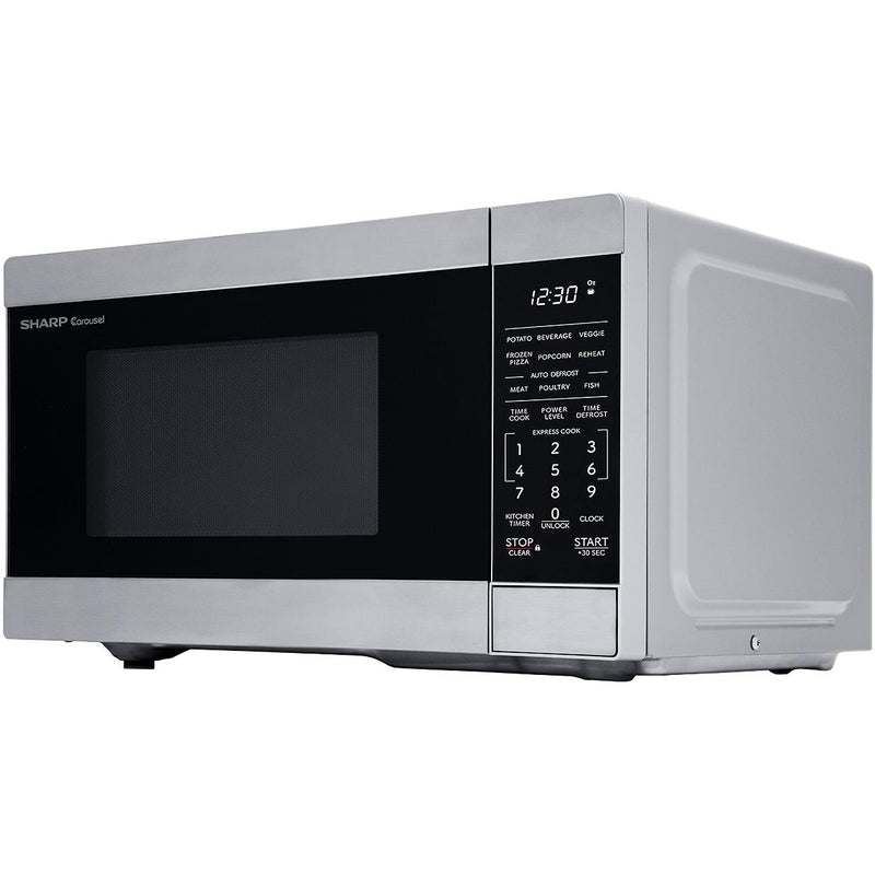 Sharp 18.6-inch, 0.9 cu. ft. Countertop Microwave Oven SMC0962KSC IMAGE 3