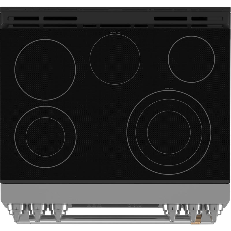 Café 30-inch Freestanding Electric Range with Wi-Fi CRS70XAWCS1 IMAGE 5