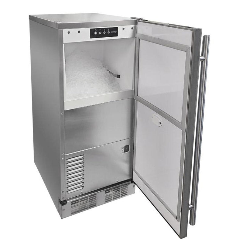 Marvel 15" Nugget Ice Machine MONP215-SS01A IMAGE 2