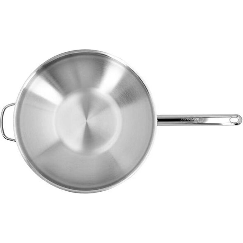 Demeyere Apollo 7, 12.5-inch Wok with Flat Bottom 1005146 IMAGE 2