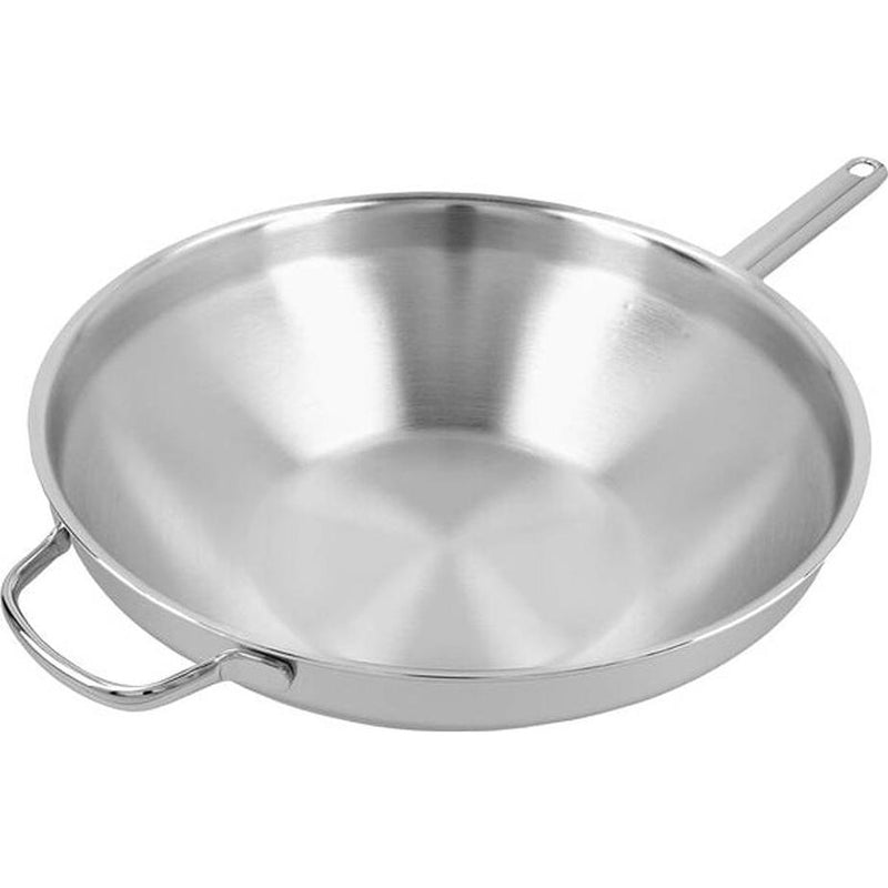 Demeyere Apollo 7, 12.5-inch Wok with Flat Bottom 1005146 IMAGE 3