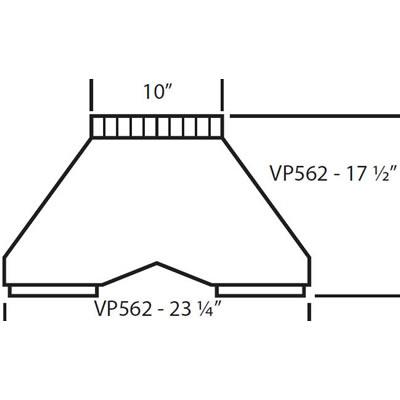 Vent-A-Hood Ventilation Accessories Transitions VP562 IMAGE 2