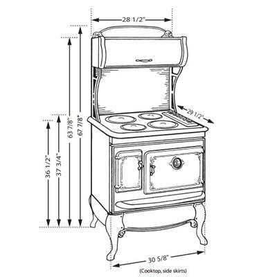 Elmira Stove Works Ranges Dual Fuel 1870C-X IMAGE 3